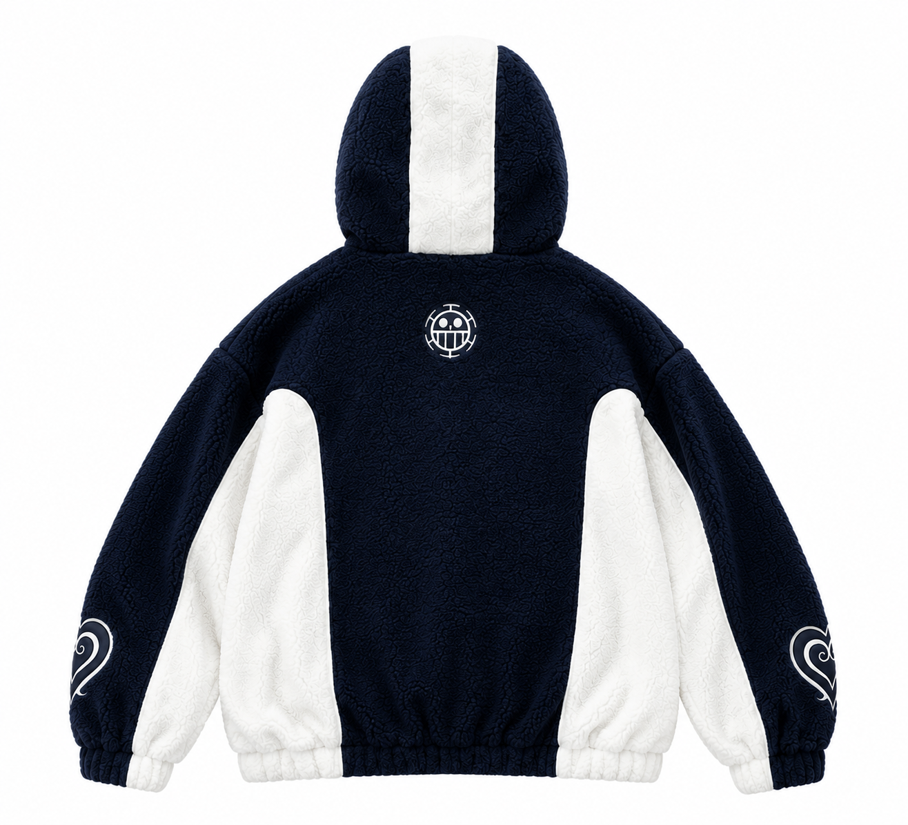 Oceanic Crest Sherpa Fleece Hoodie