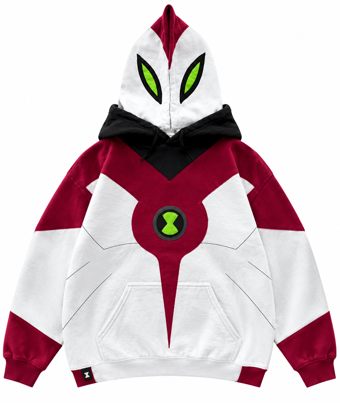 Cosmic Guardian Graphic Oversized Hoodie