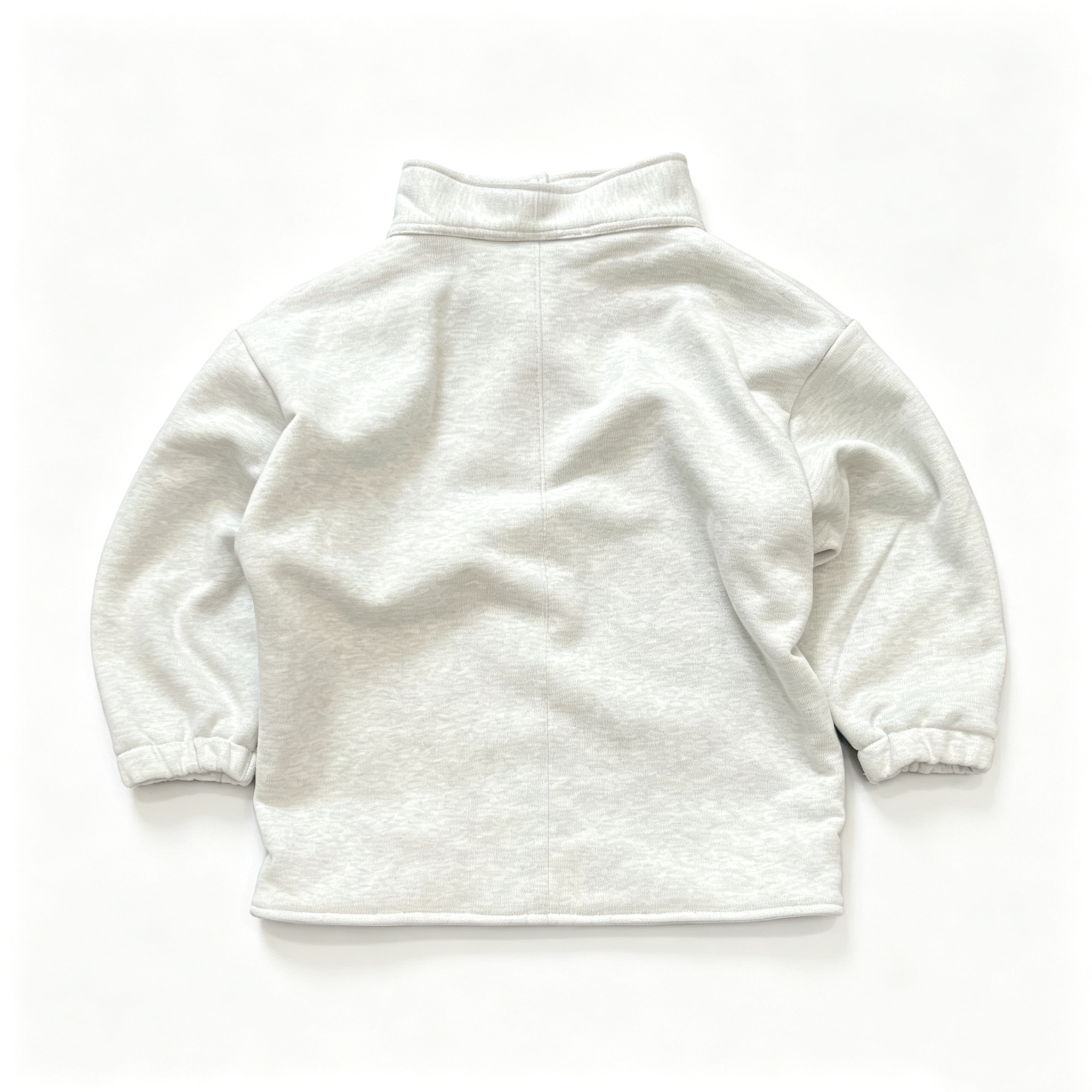 Asymmetrical Snap Button Fleece Jacket