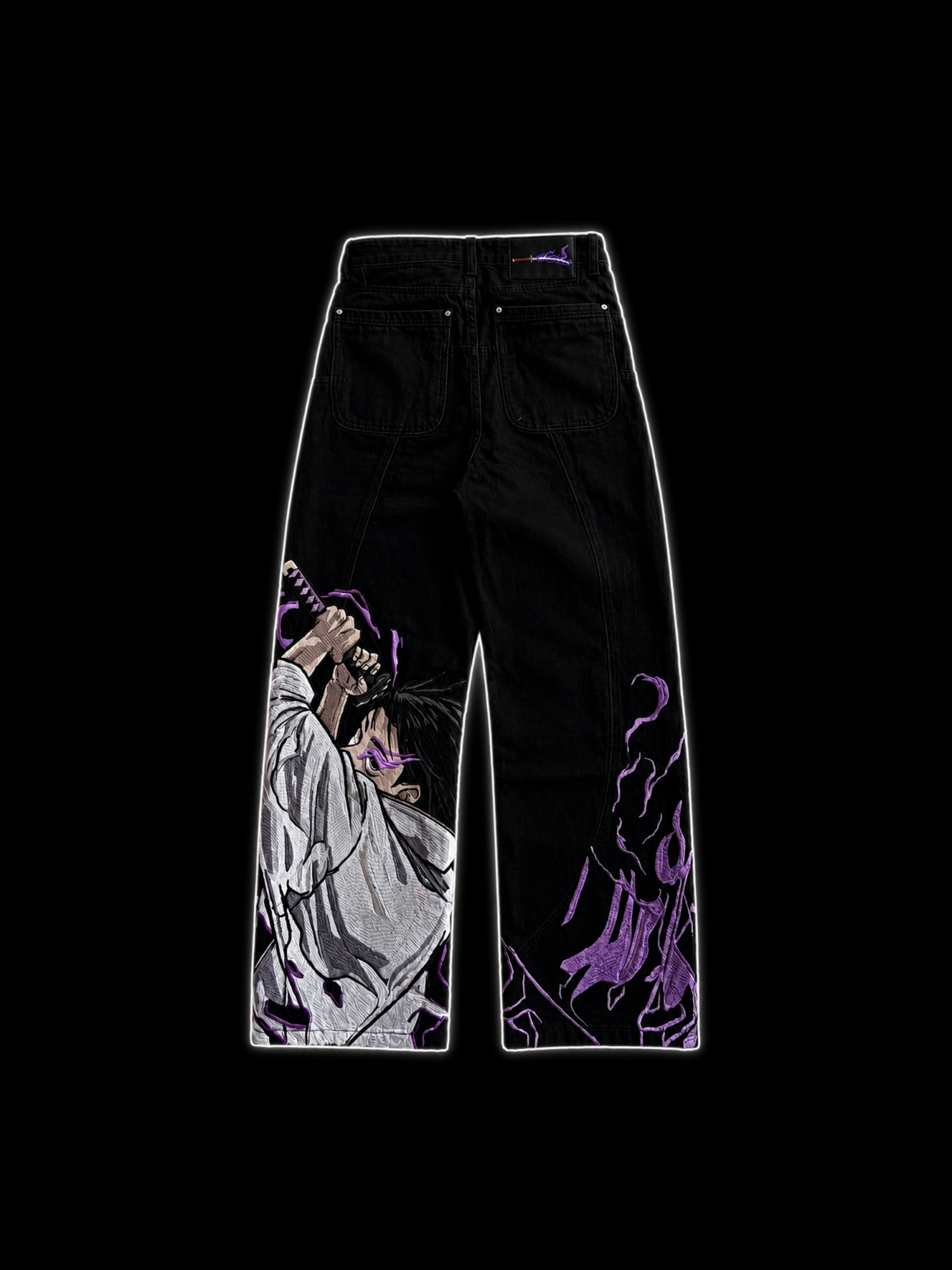 PHANTOM EMBROIDERED JEANS