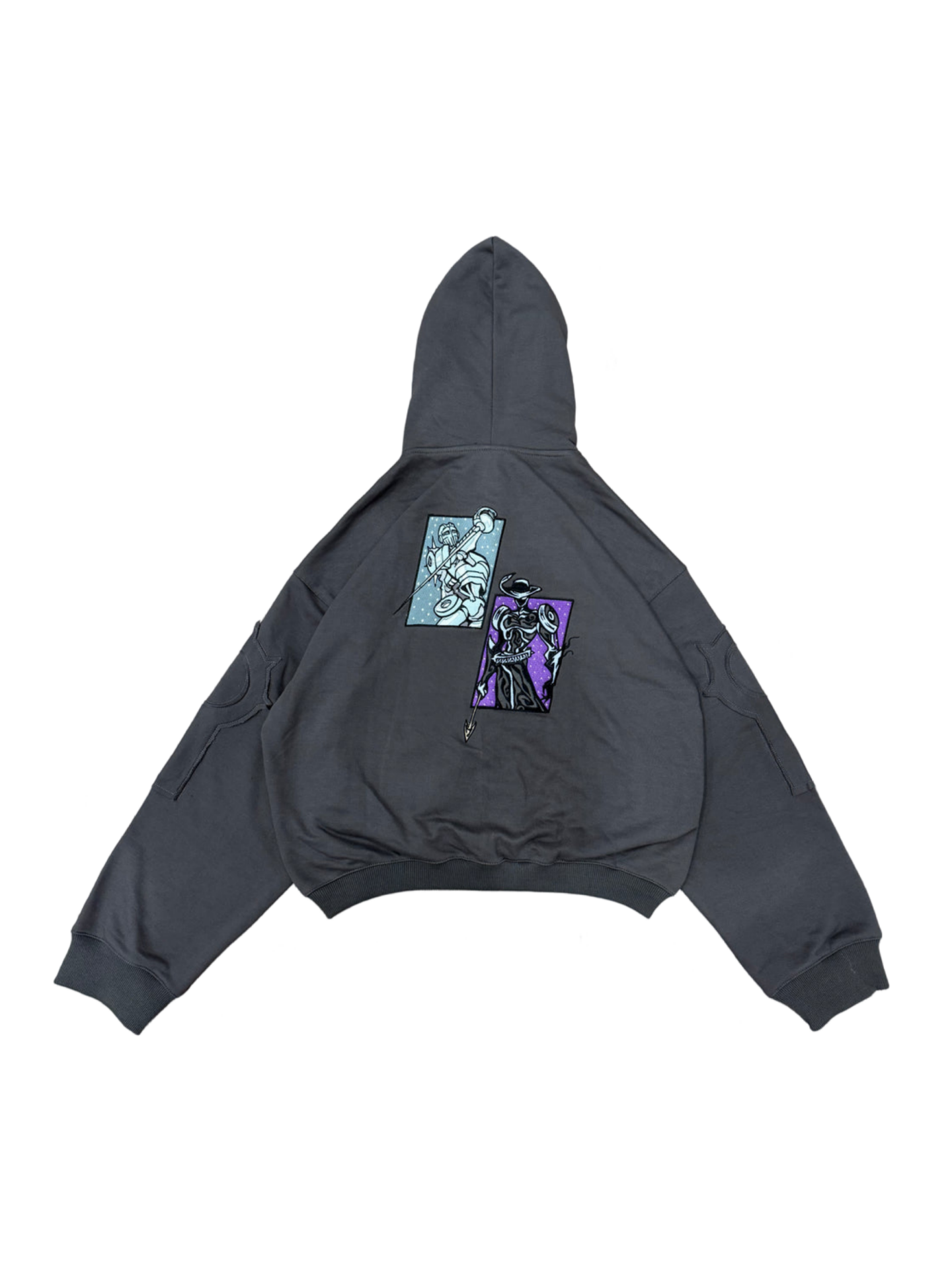 SILVER PHANTOM KNIGHT HOODIE