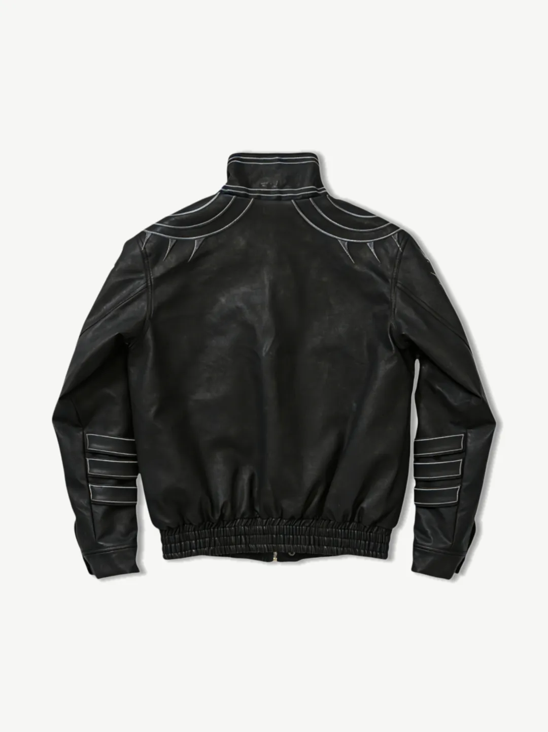 OBSIDIAN DEVIL HUNTER LEATHER JACKET