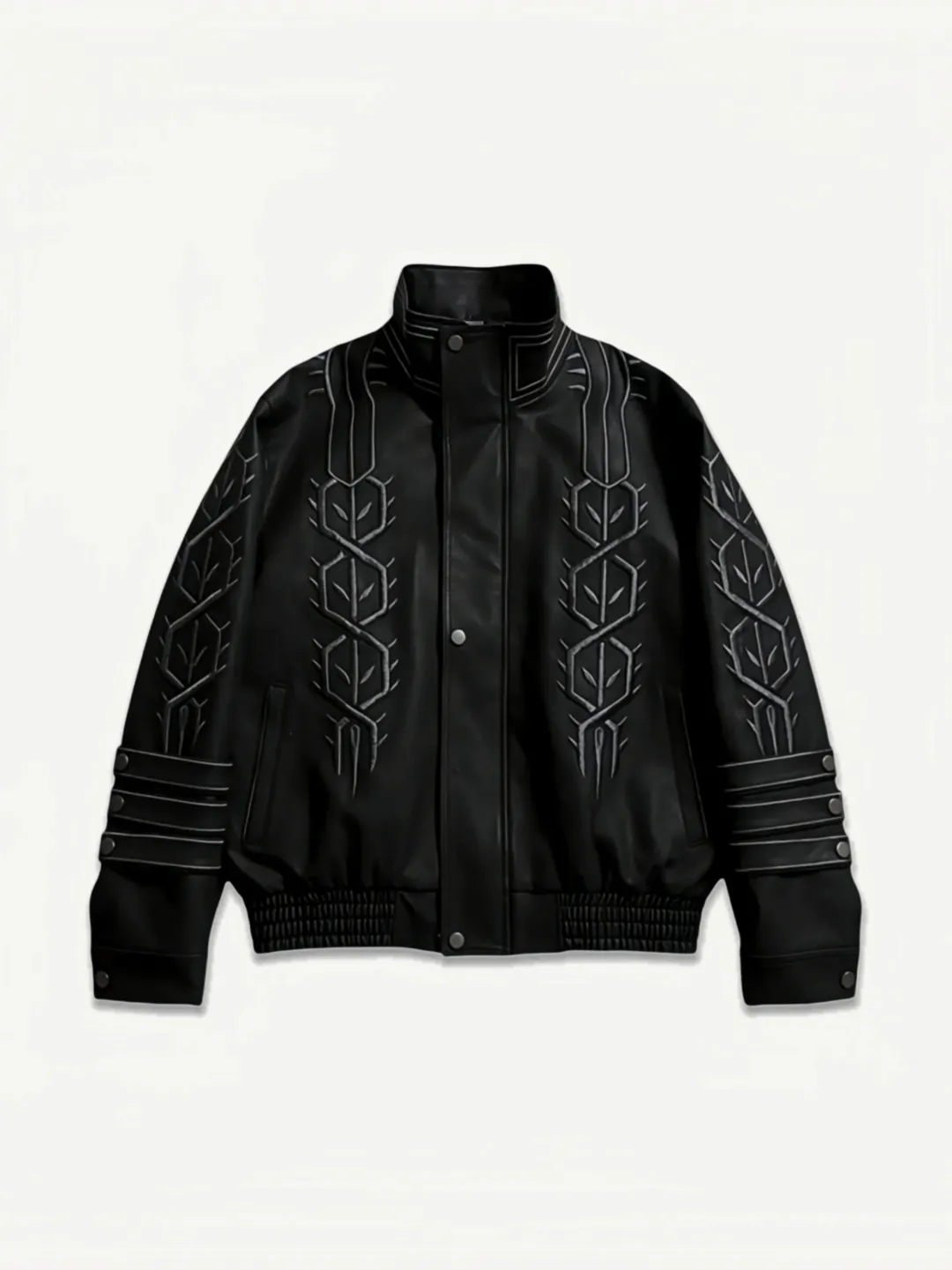 OBSIDIAN DEVIL HUNTER LEATHER JACKET