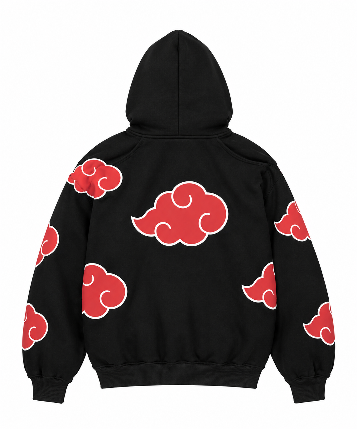 Crimson Cloud Double-Zip Hoodie