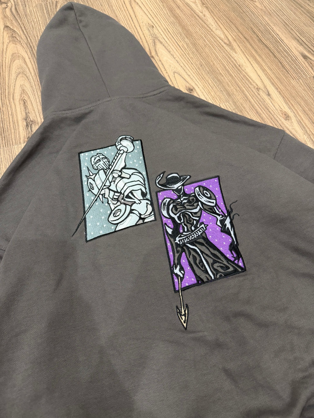 SILVER PHANTOM KNIGHT HOODIE