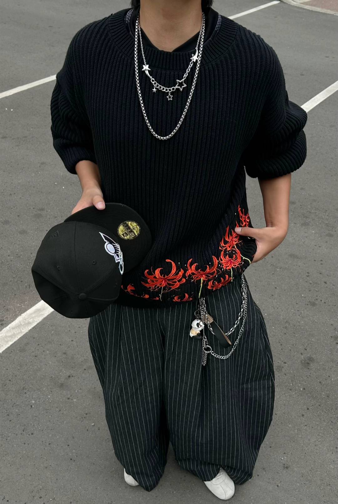  SPIDER LILY KNIT SWEATER