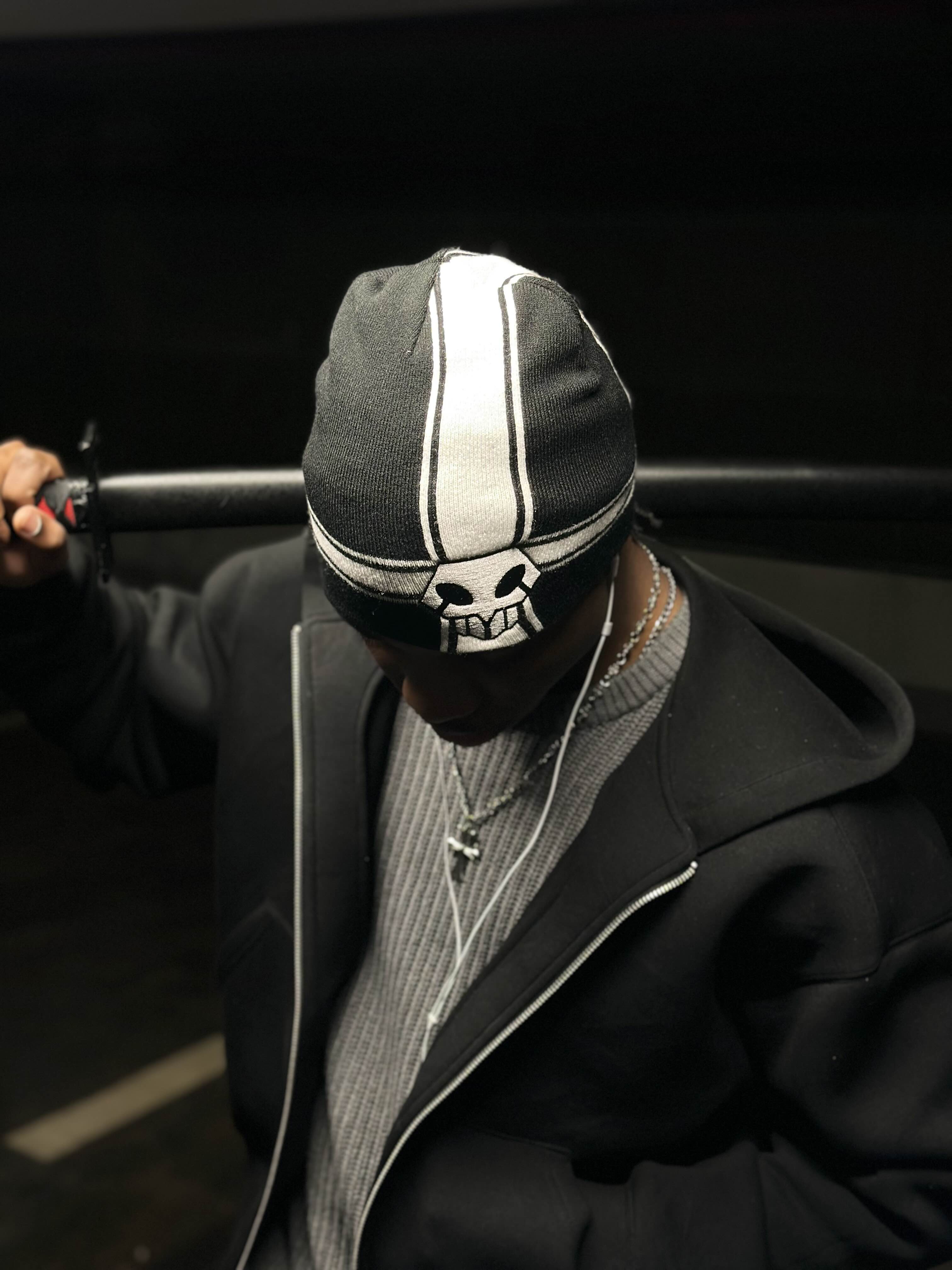 Street‑Style Jacquard Knit Beanie
