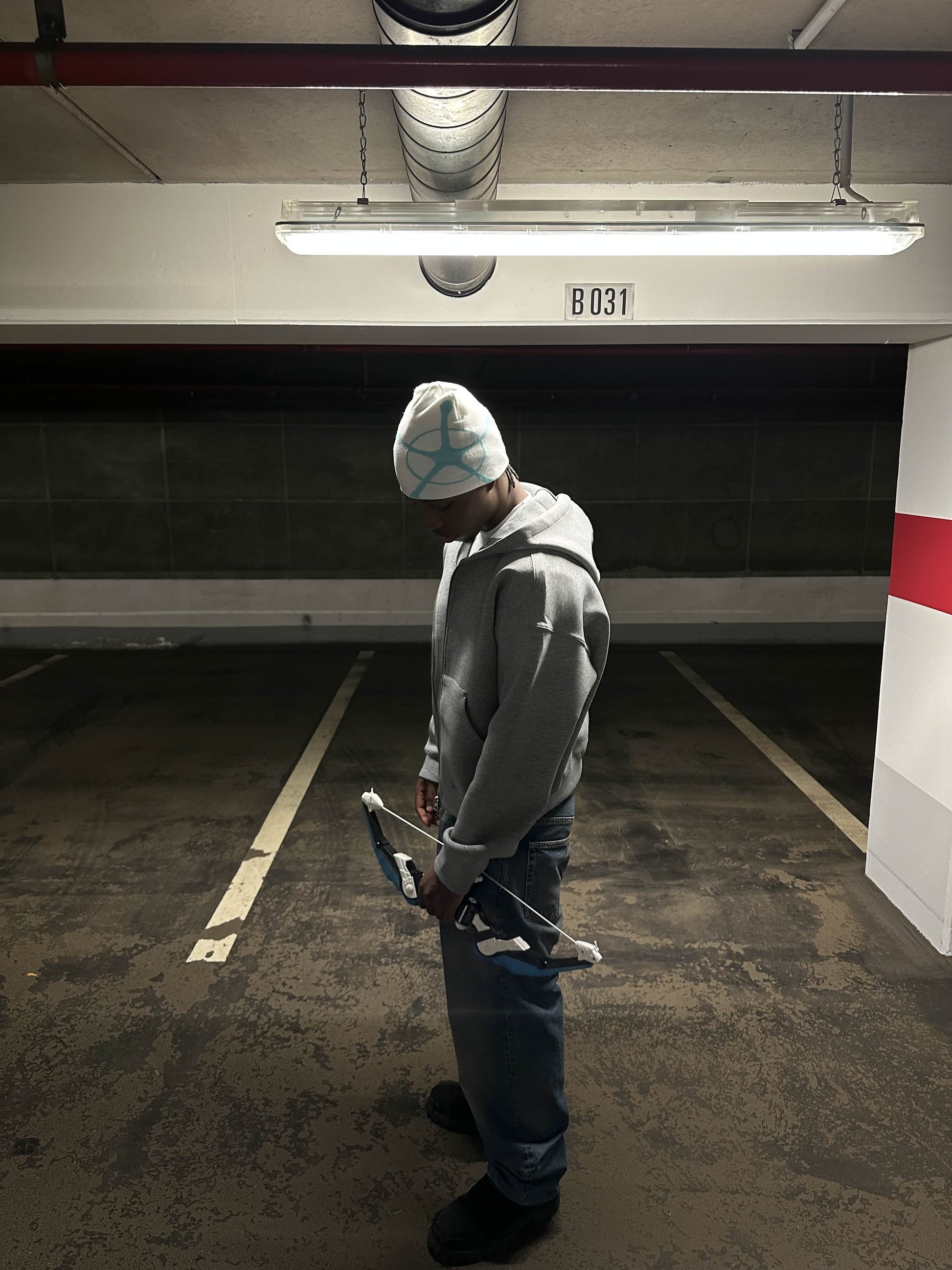 Street‑Style Jacquard Knit Beanie