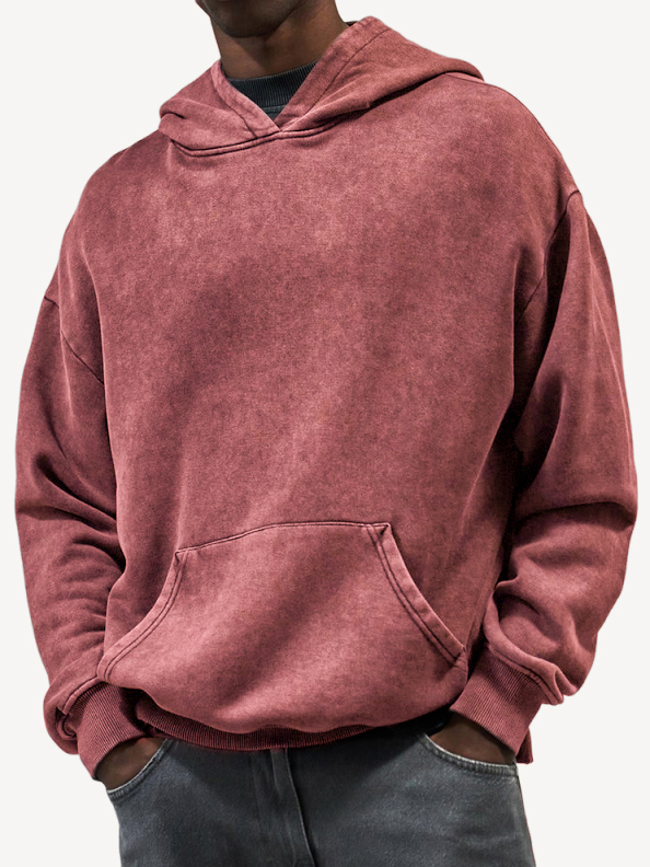 Men's Ribbed Zip-Up Long Sleeve Casual Sweatshirt