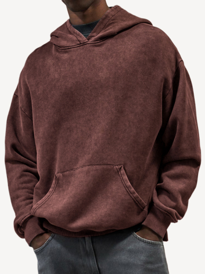 Men's Ribbed Zip-Up Long Sleeve Casual Sweatshirt