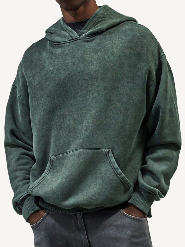 Men's Ribbed Zip-Up Long Sleeve Casual Sweatshirt