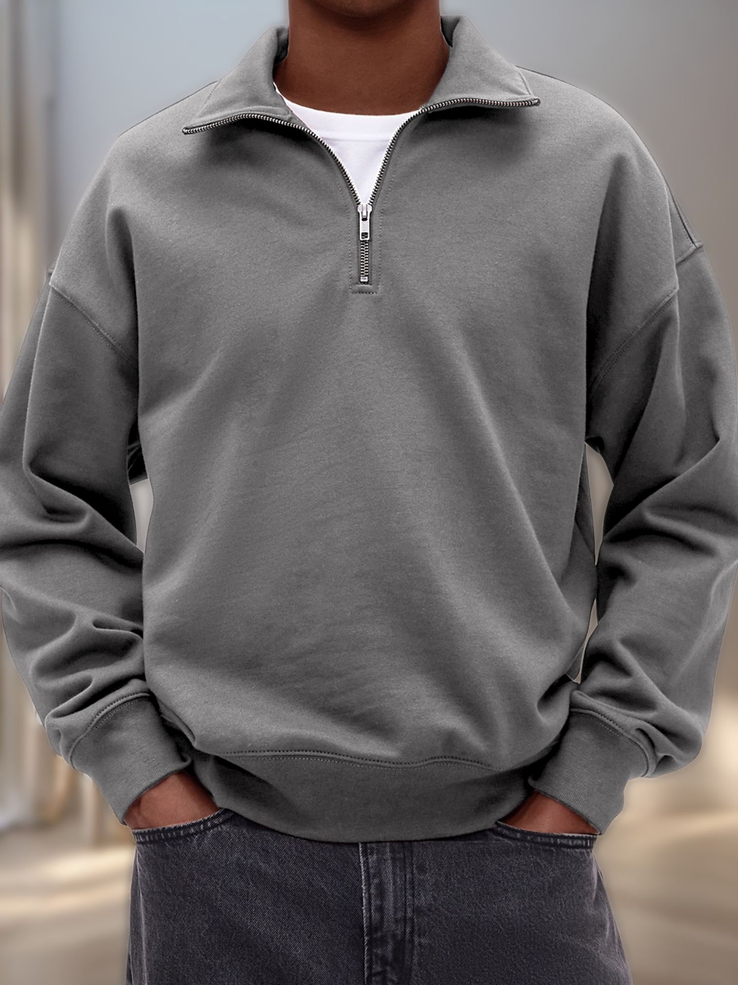 Men's Quarter Zip Sweatshirt