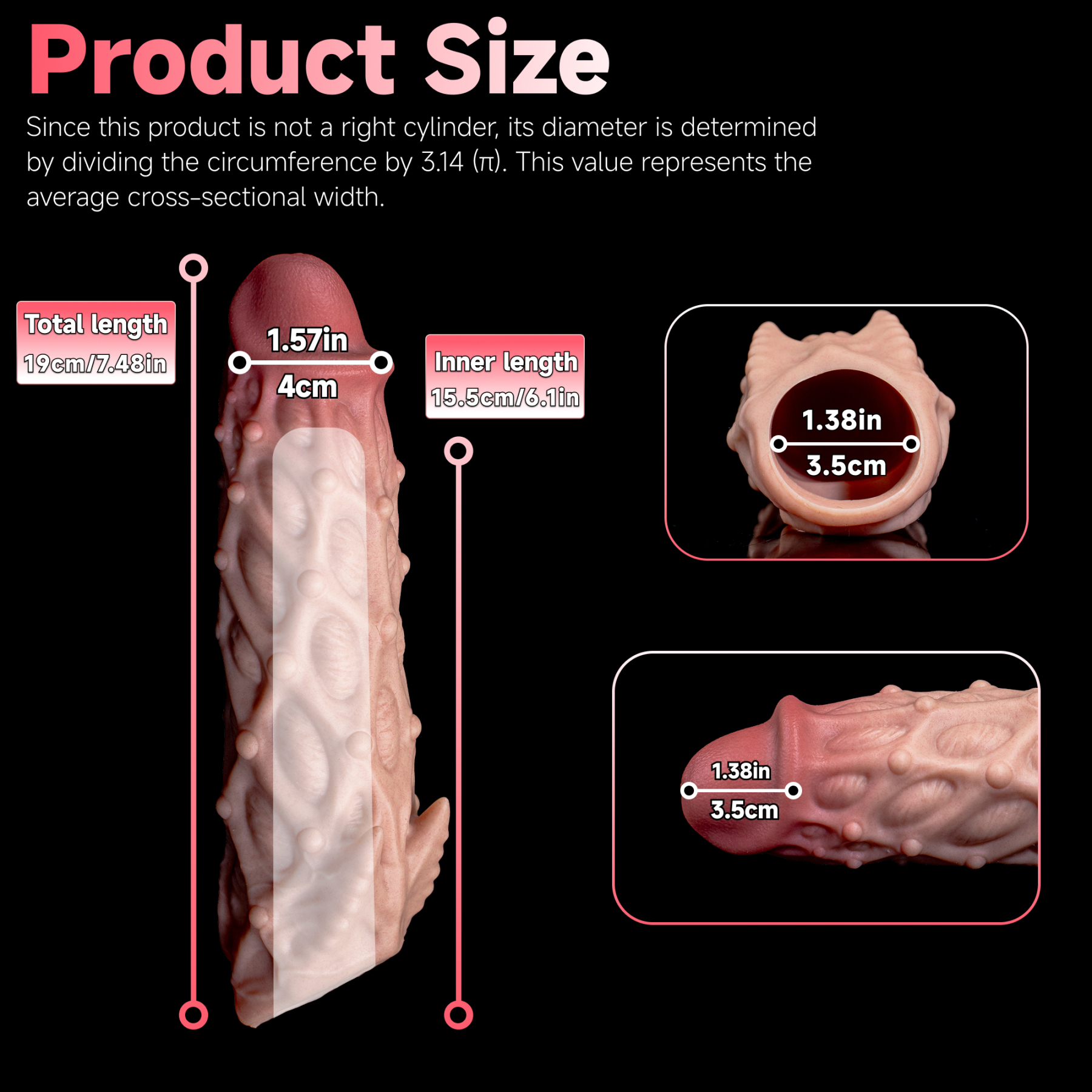 Progenitor's Fin | Bio-Scales & Sensory Fin | Integrated Scrotum Loop | 18cm Platinum Silicone Sleeve
