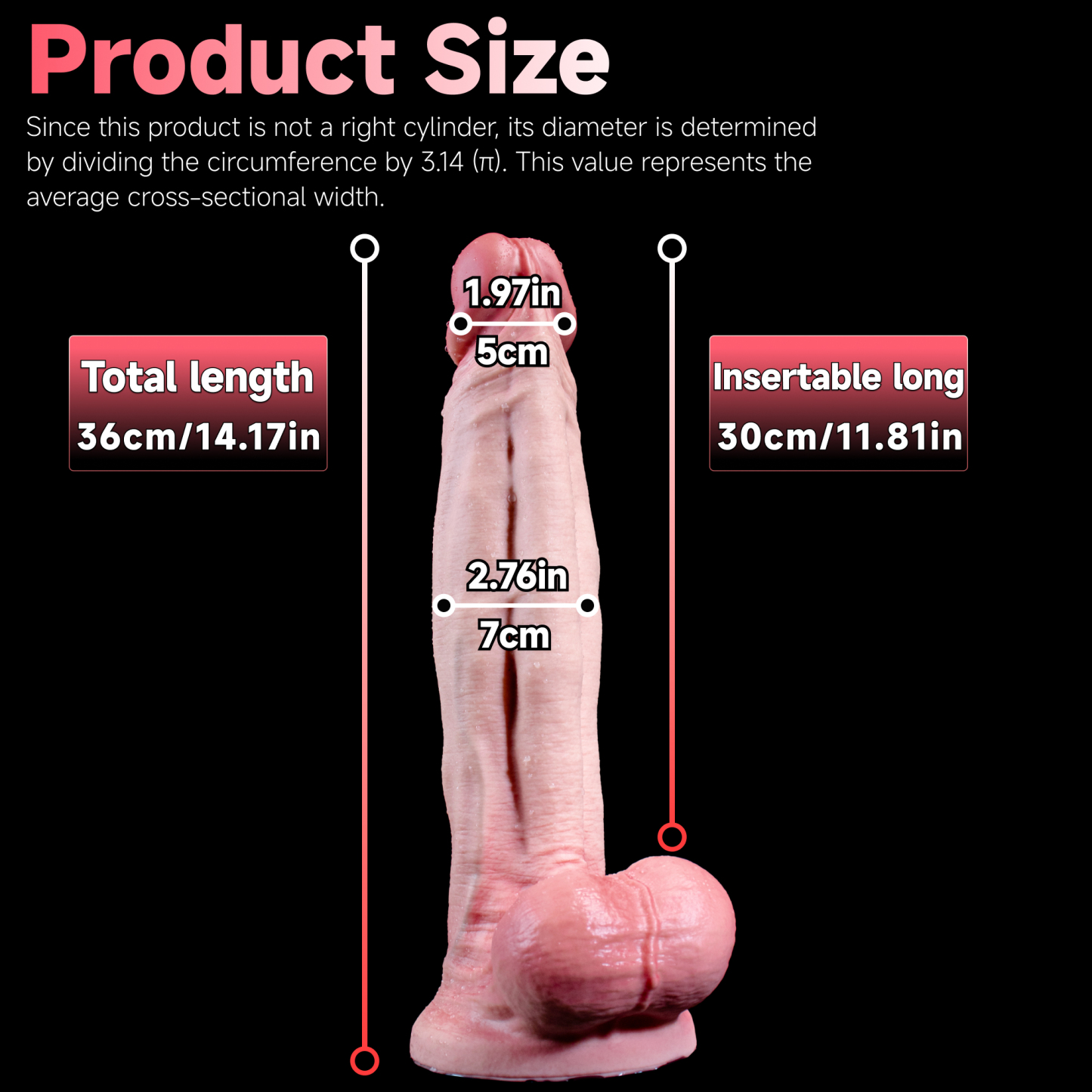 QSD1-002F Scion of the Chizera | 1:1 Hyper-Realistic Liquid Silicone | 36cm Carbon-Based Replica Dildo | Depth Play