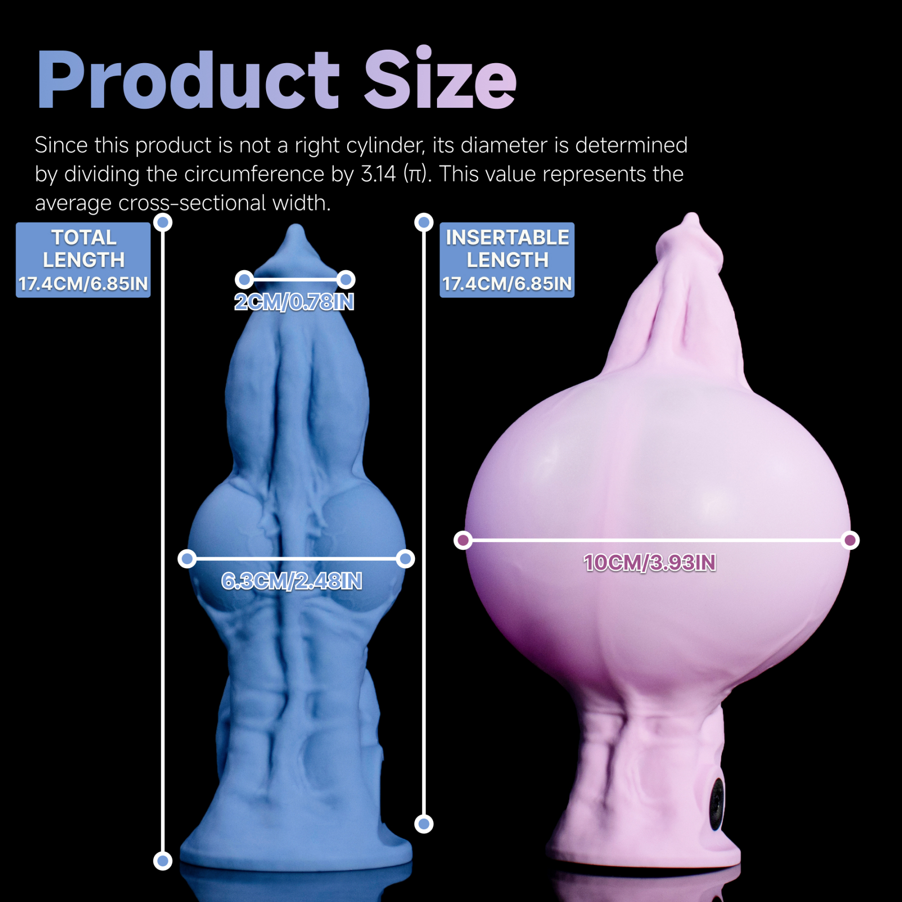 Lockjaw Flared Horse Head Knot Silicone Dildo | Korym