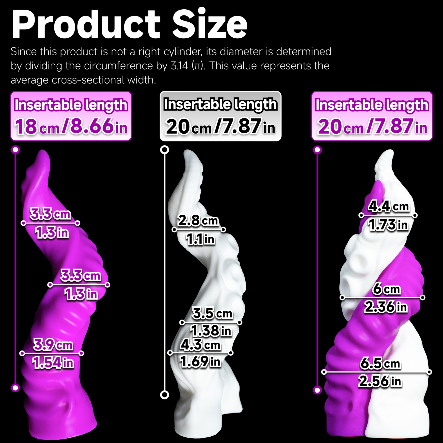 Symbiotic Spiral | Detachable Intertwined Silicone Dildo for Solo & Partner Play