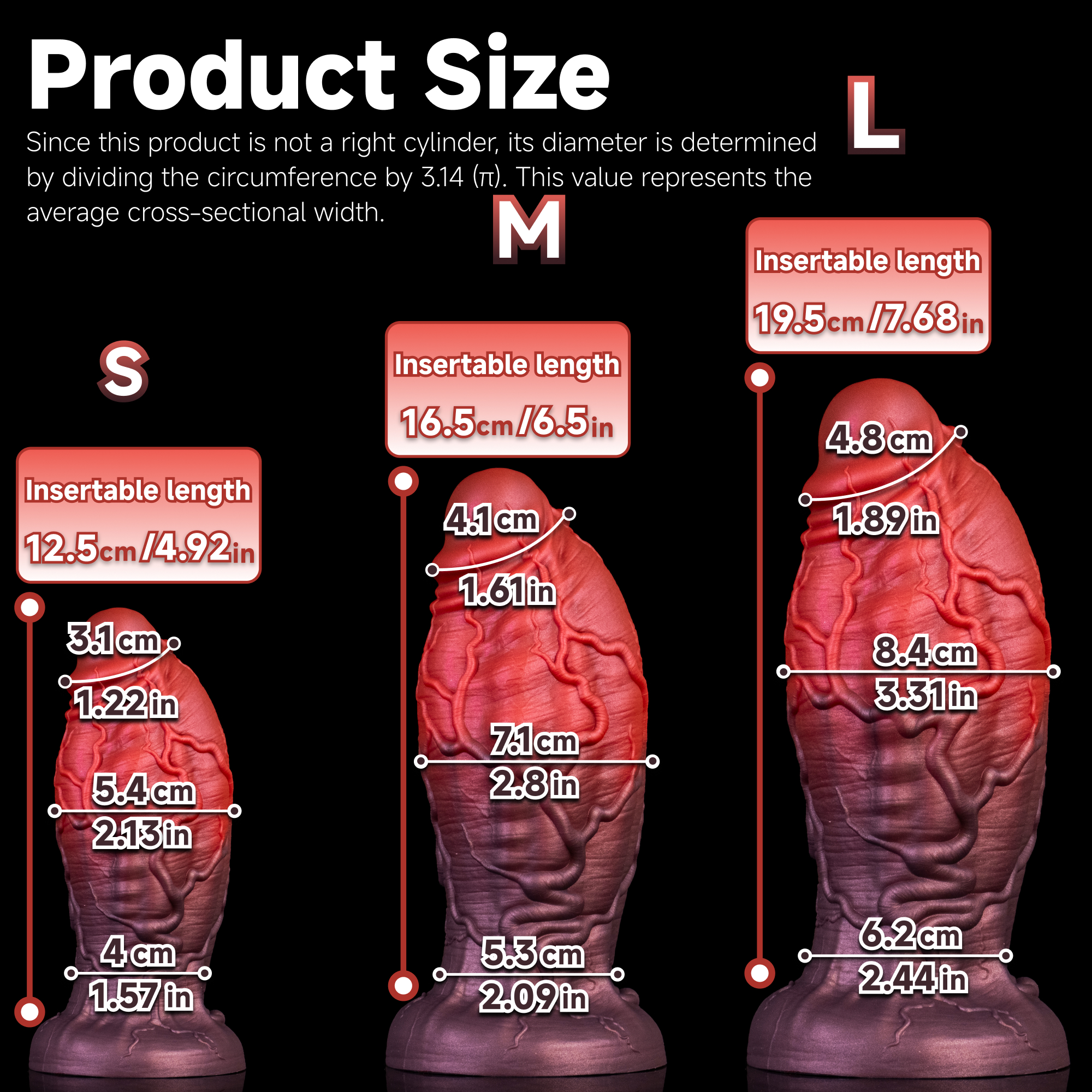 Primal Bloodline—Veined Chaos Platinum Silicone Fantasy Dildo