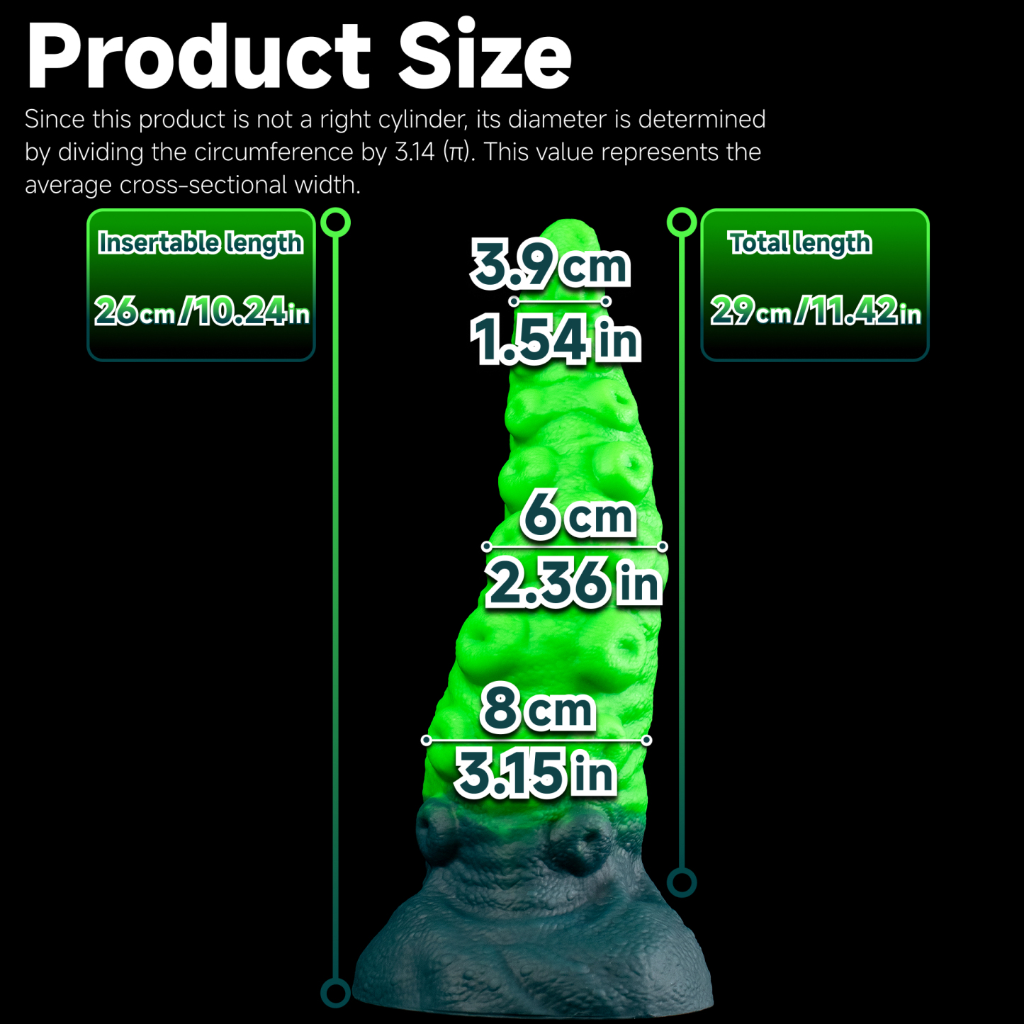 Tentacle of the Myco-Web - Dual-Textured Bioluminescent Alien Dildo | korym