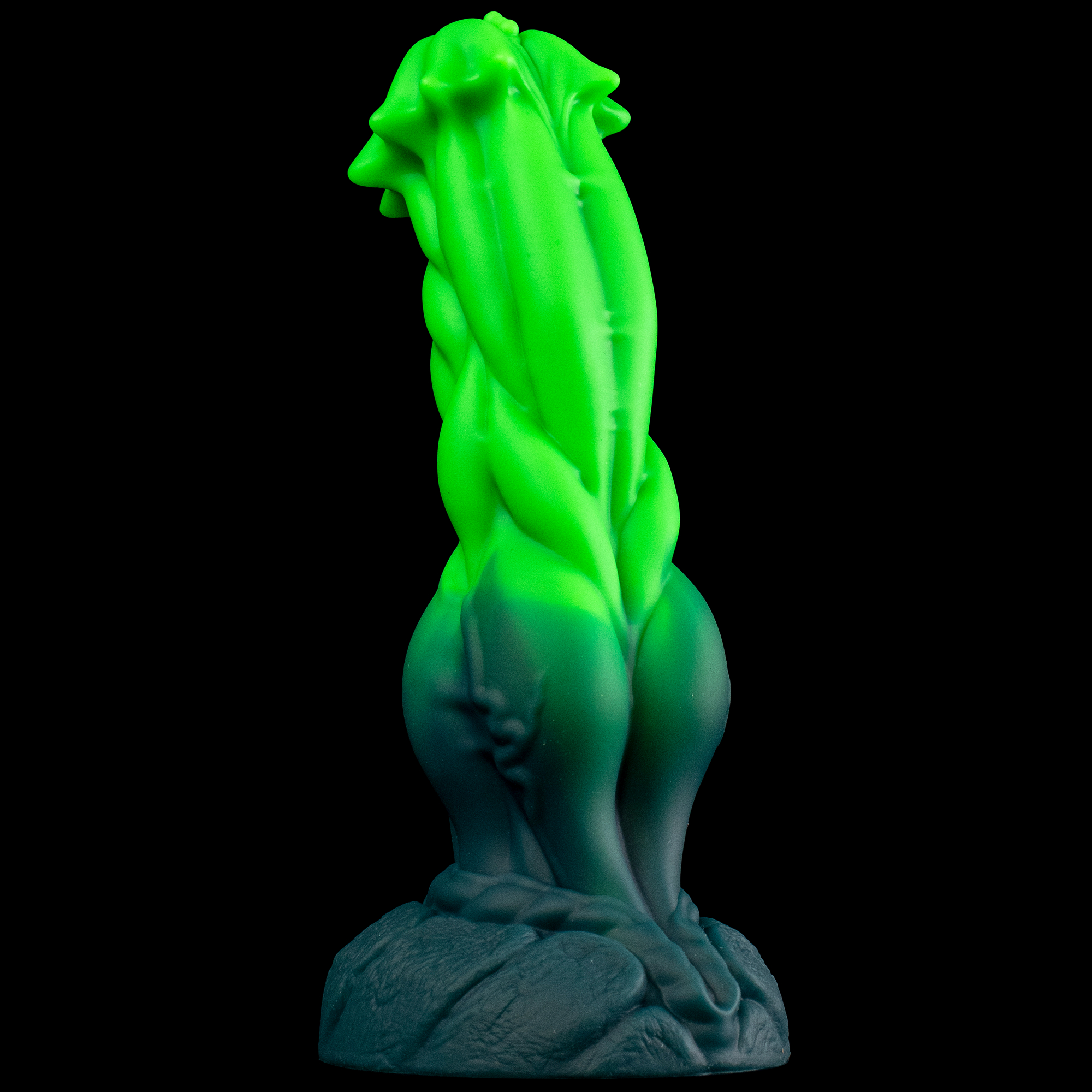 Helio-Phage Bloom - Bioluminescent Spiral Alien Dildo | Korym