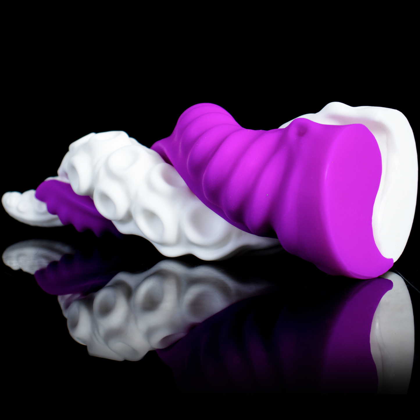 Symbiotic Spiral | Detachable Intertwined Silicone Dildo for Solo & Partner Play