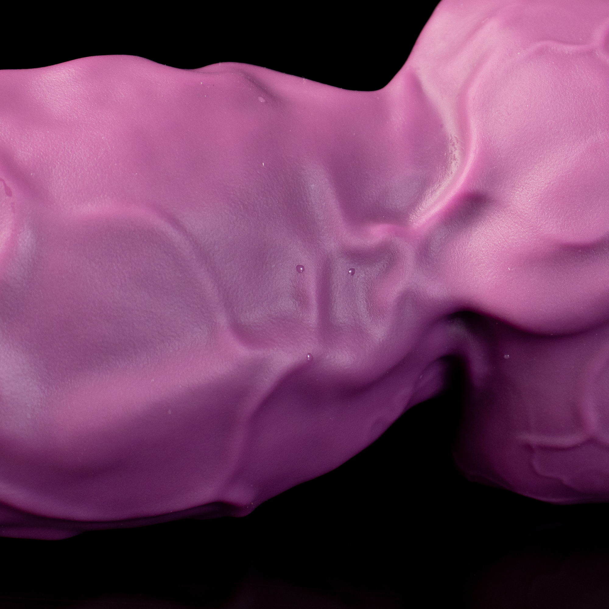 Korym Lockjaw — Flared Horse Head & Knot Silicone Dildo, Veined Shaft