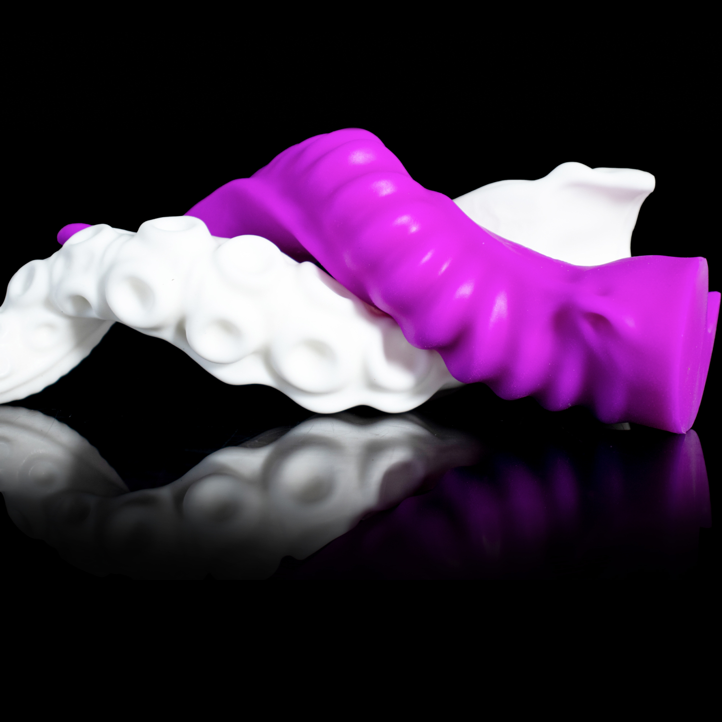 Symbiotic Spiral | Detachable Intertwined Silicone Dildo for Solo & Partner Play