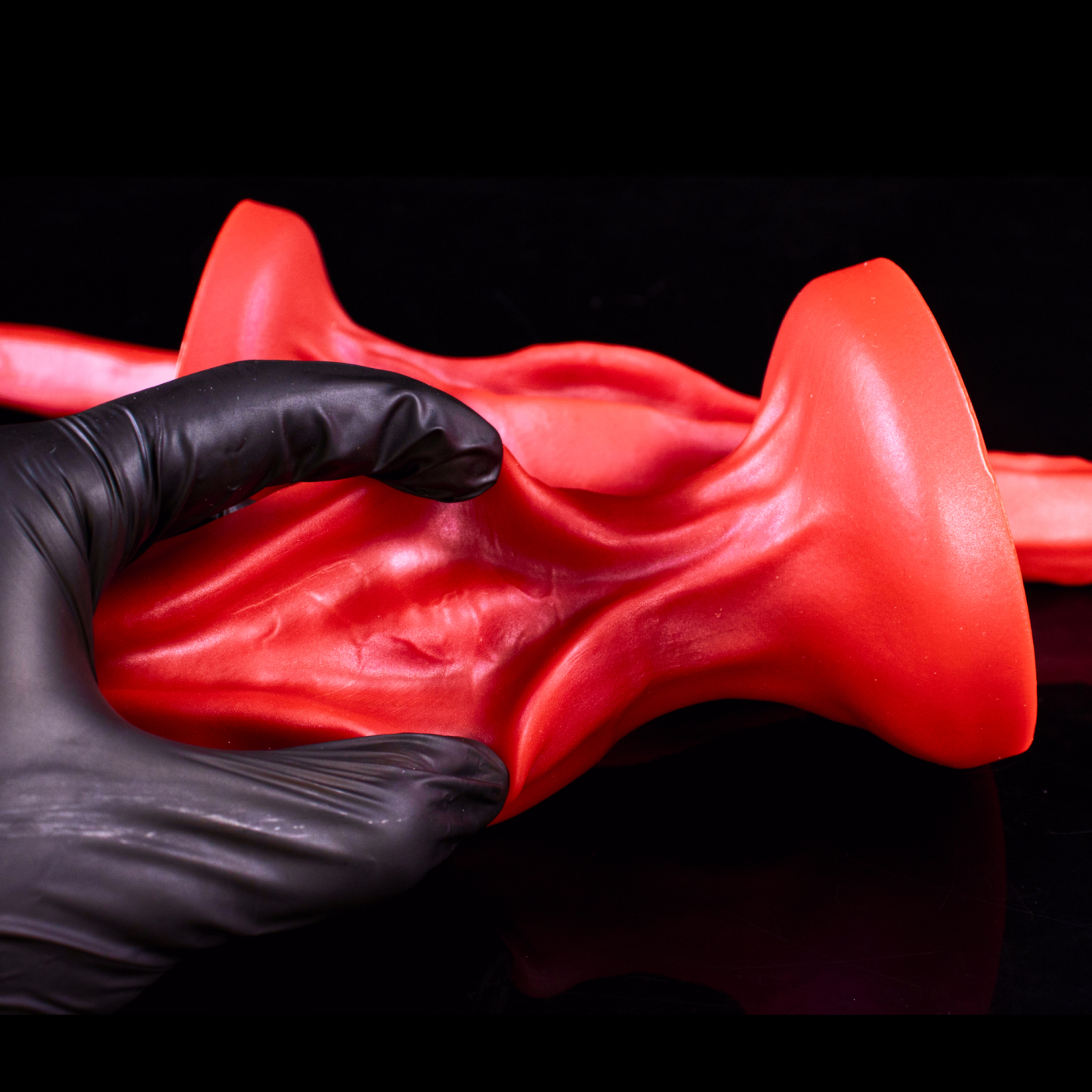 Abyssal Fissure—Extreme Depth Chaos Tentacle Platinum Silicone Dildo