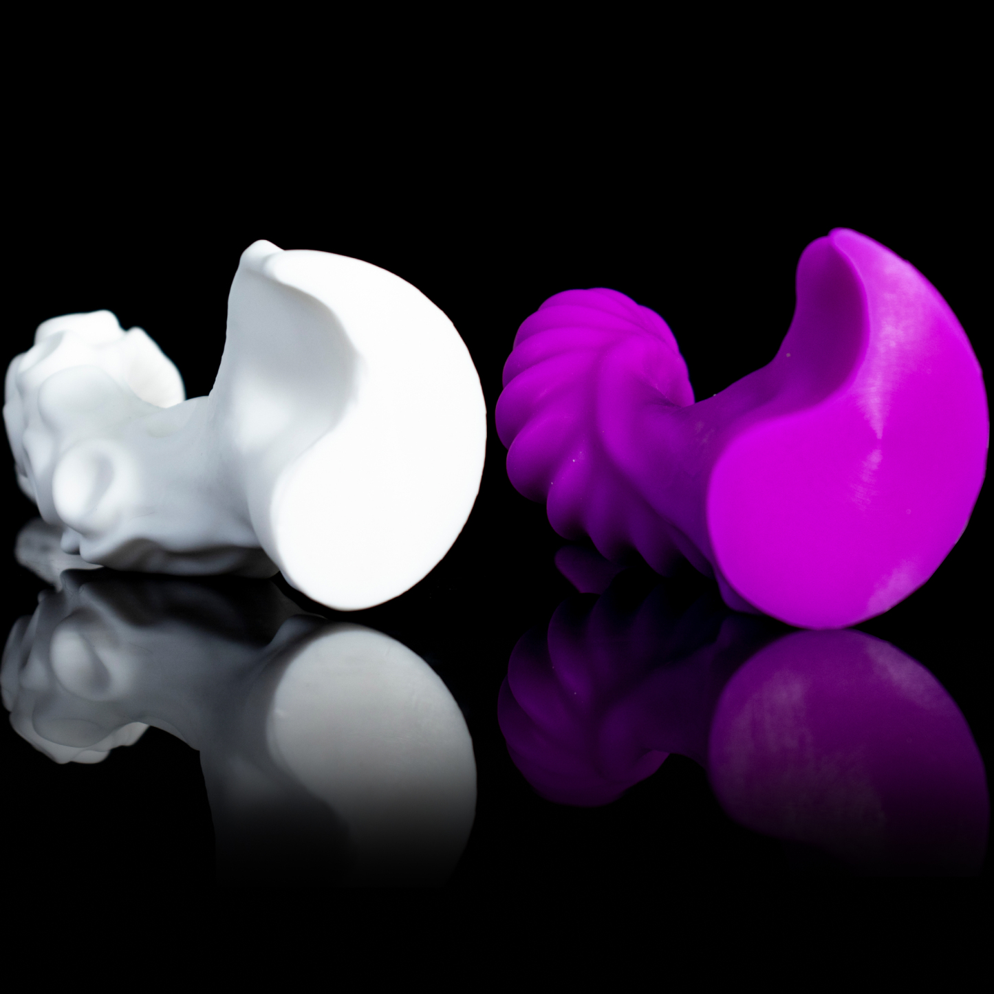 Symbiotic Spiral | Detachable Intertwined Silicone Dildo for Solo & Partner Play