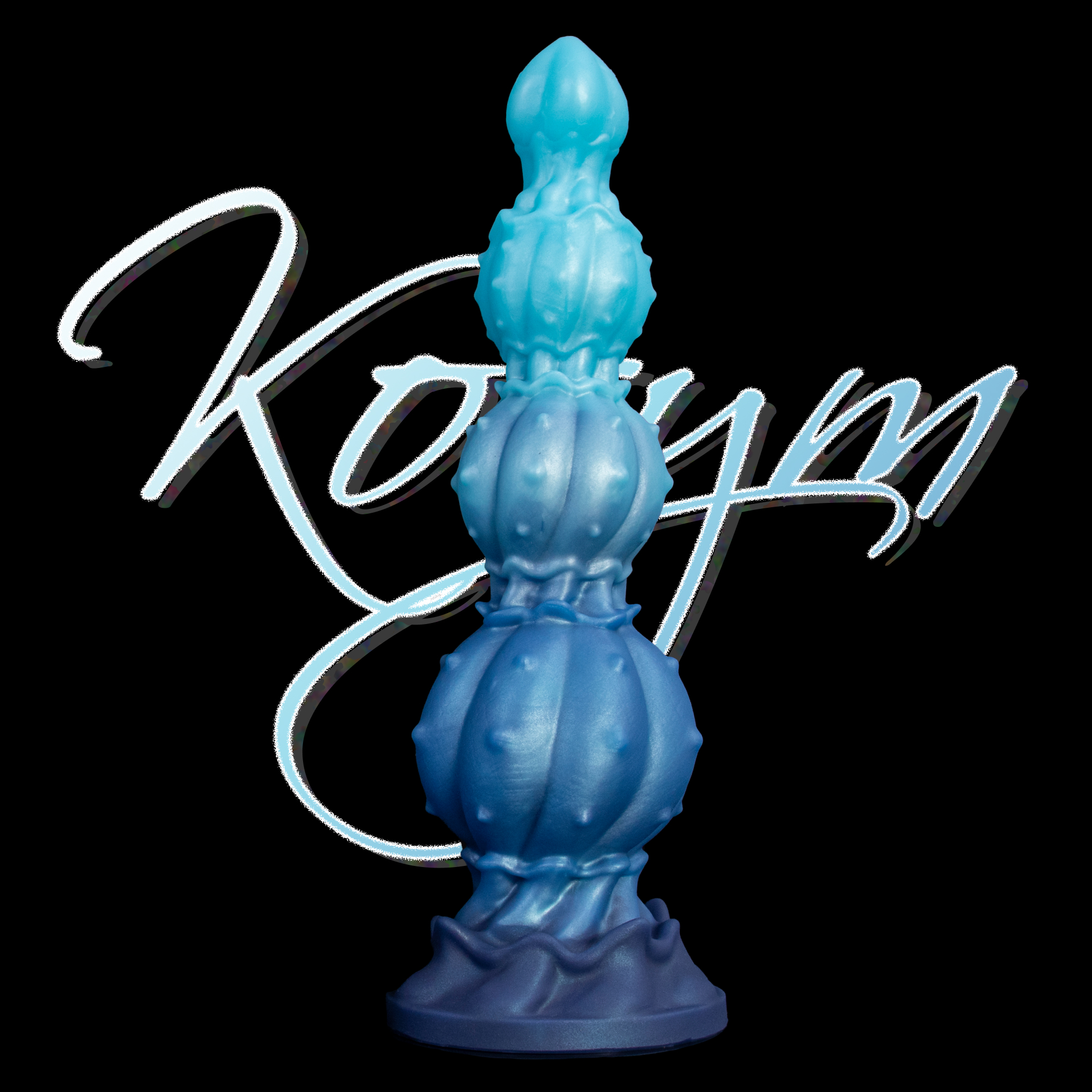 Pearl of the Myco-Web—Textured Mycelium Silicone Dildo