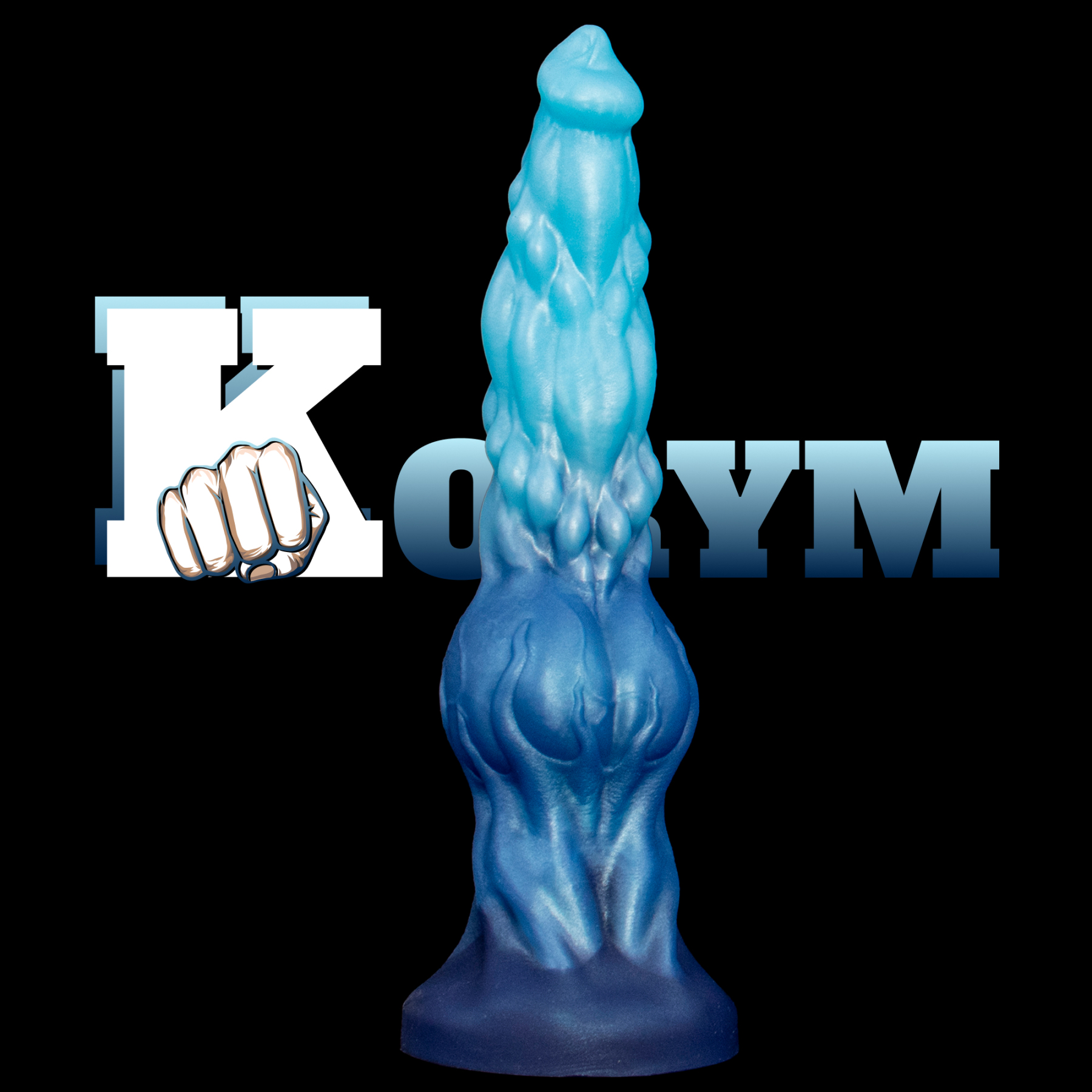 Scion of the Abyss Wolf—Fantasy Wolf Silicone Knot Dildo with Suction Cup