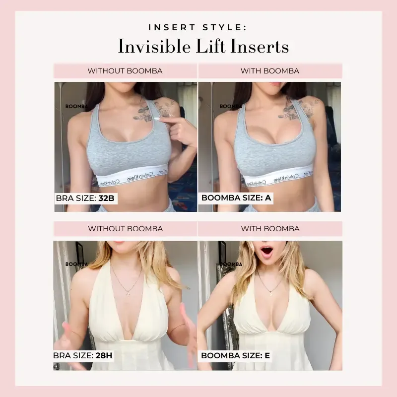  Invisible Lift -No Sewing Required Low Cut Tops Womenswear
