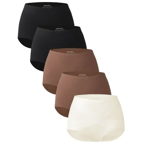 High Waist Seamless Underwear 5-Pack