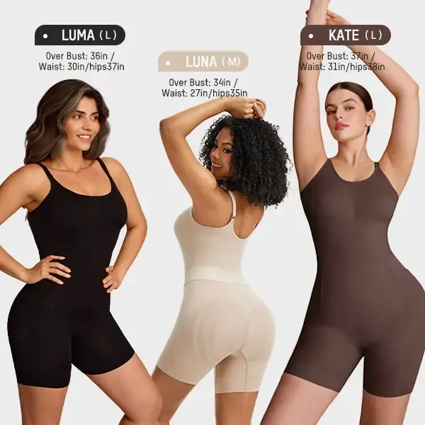 ⚡Flash Sale 👍 Easyslide Shapewear Tummy Control Butt Lifter Faja Back Pull Down Bodysuit Scruntch with Back Bone Support 
