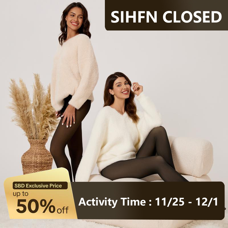 Women's Thermal Pants Pantyhose Sock Lined Pants