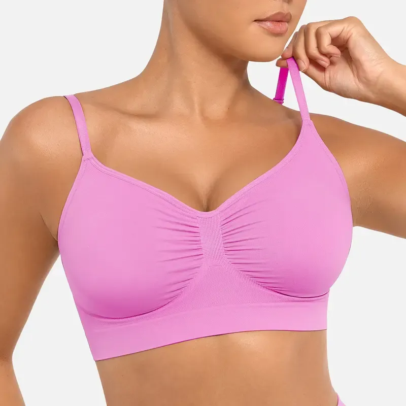 Women's Wireless Bra Comfort up to 44DD No Padding No Underwire Unlined Cami Bra