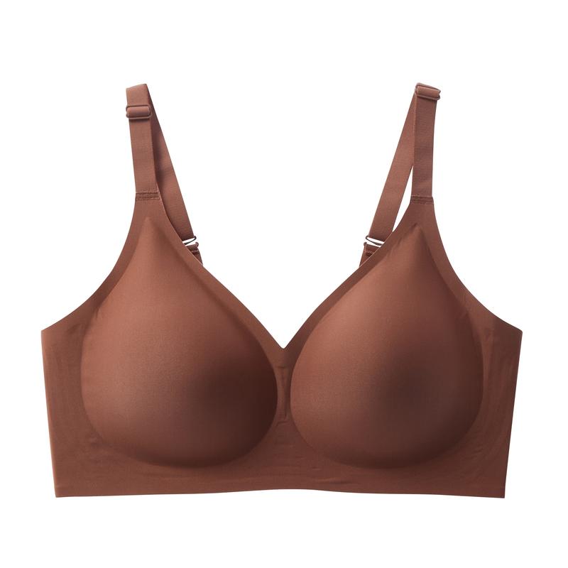 VRCOMFY Jelly Wireless Women Comfortable Push Up Bras Wireless Seamles