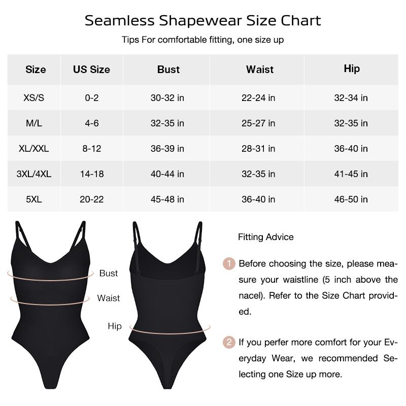 FeelinGirl Seamless Covered Bust Jumpsuit Thong Bodysuit tts Fit  Breathable Comfort Womenswear shaper clothes Hip