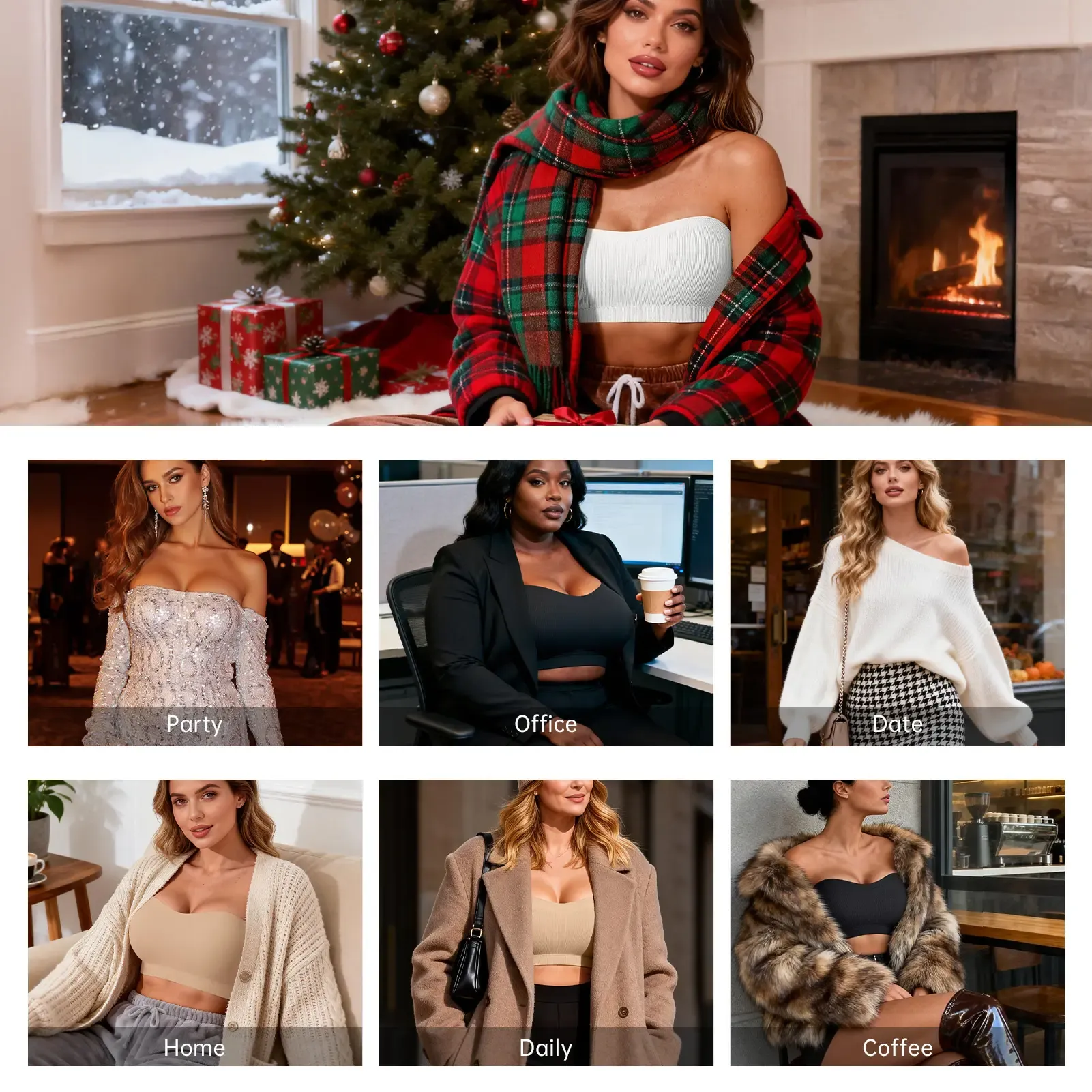  Put Bandeau Bra, Wireless Seamless Comfort Day