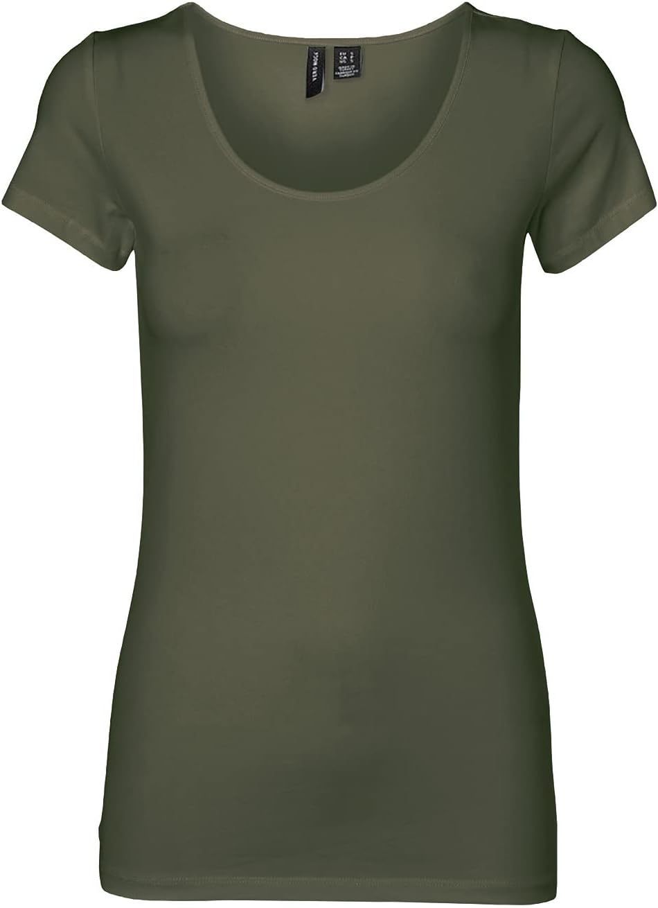 VERO MODA Women's Vmmaxi My Ss Soft U-Neck Noos T-Shirt