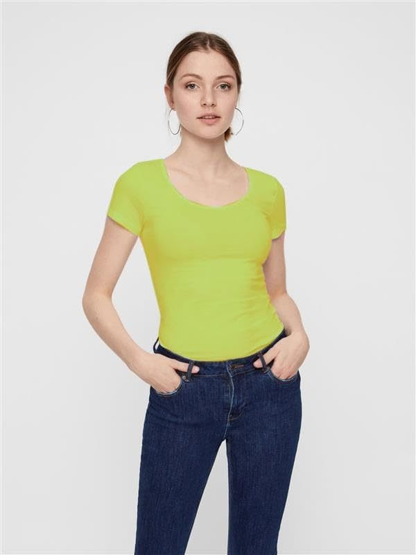 VERO MODA Women's Vmmaxi My Ss Soft U-Neck Noos T-Shirt