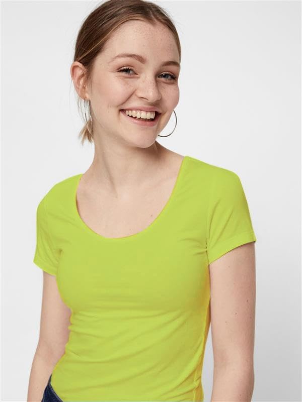 VERO MODA Women's Vmmaxi My Ss Soft U-Neck Noos T-Shirt