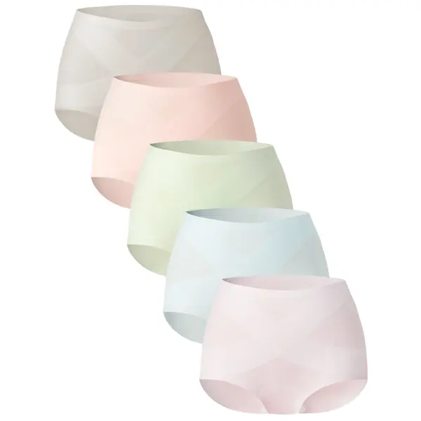 High Waist Seamless Underwear 5-Pack
