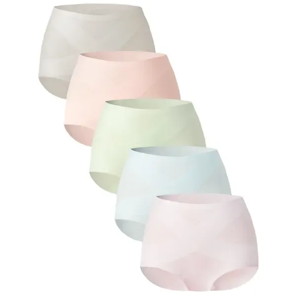High Waist Seamless Underwear 5-Pack