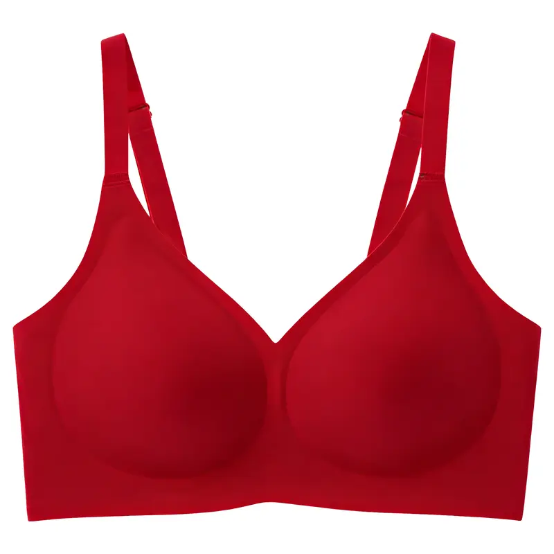 VRCOMFY Jelly Wireless Women Comfortable Push Up Bras Wireless Seamles