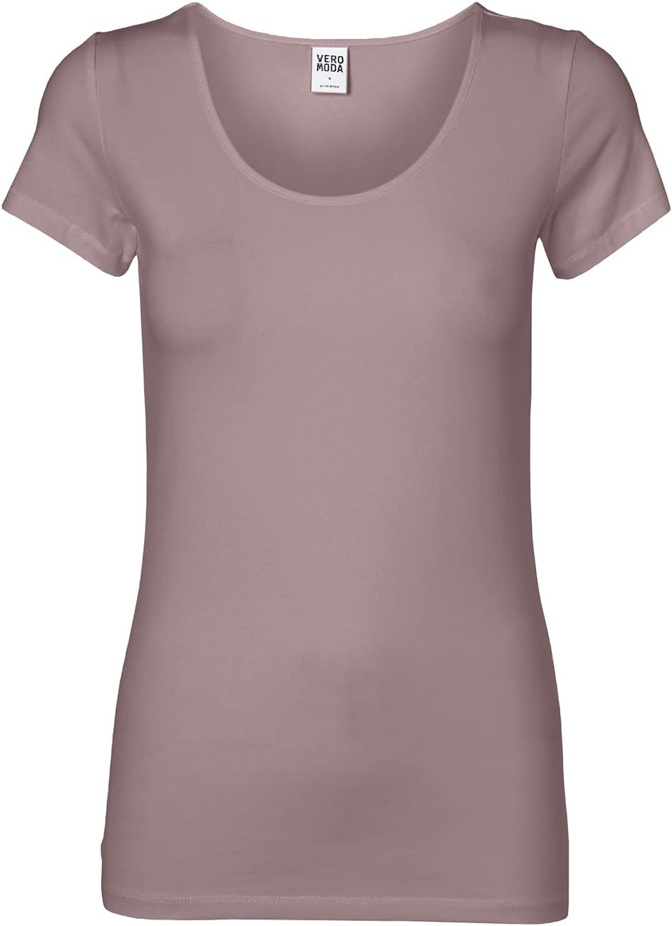 VERO MODA Women's Vmmaxi My Ss Soft U-Neck Noos T-Shirt
