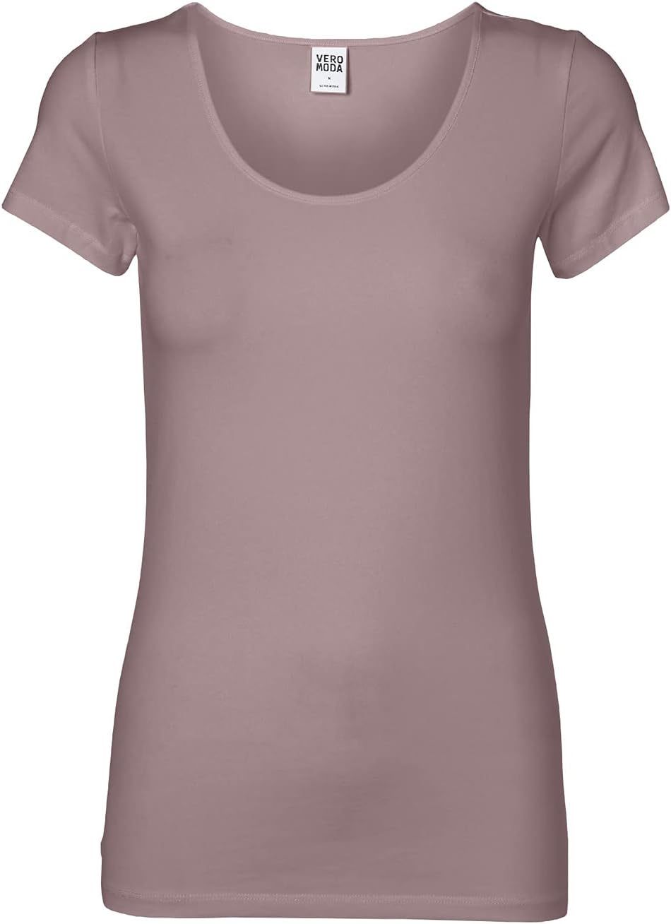 VERO MODA Women's Vmmaxi My Ss Soft U-Neck Noos T-Shirt