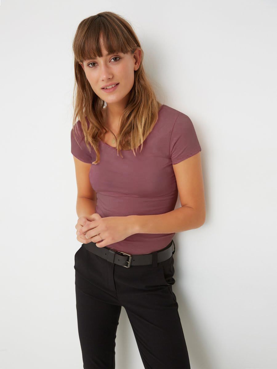 VERO MODA Women's Vmmaxi My Ss Soft U-Neck Noos T-Shirt