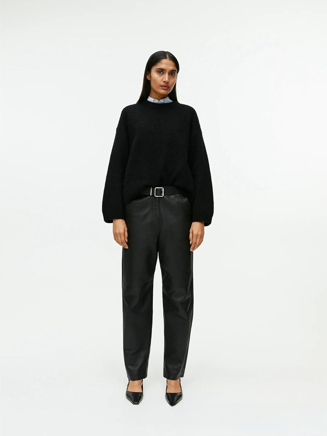 Women Soft Knitted Pullover Crew Neck Oversized Women Sweater Autumn Sweater