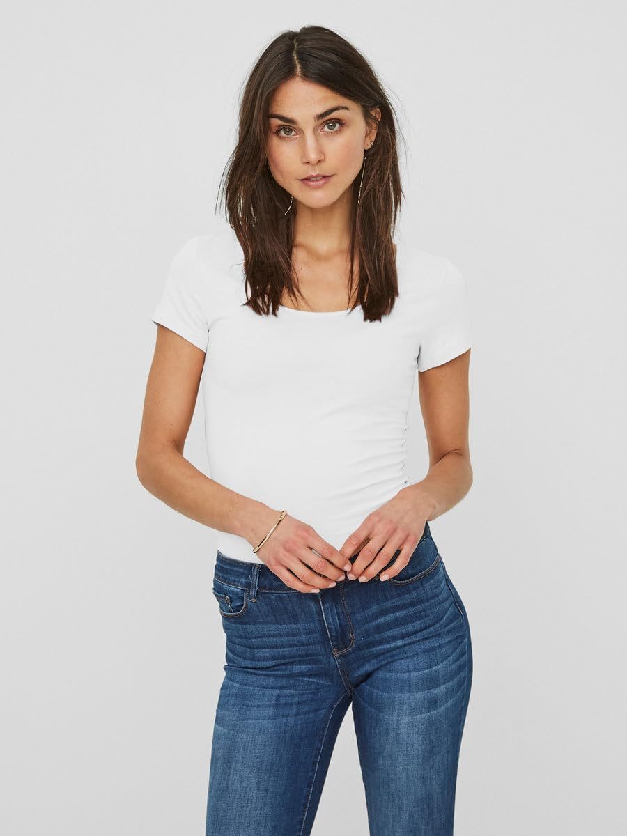 VERO MODA Women's Vmmaxi My Ss Soft U-Neck Noos T-Shirt