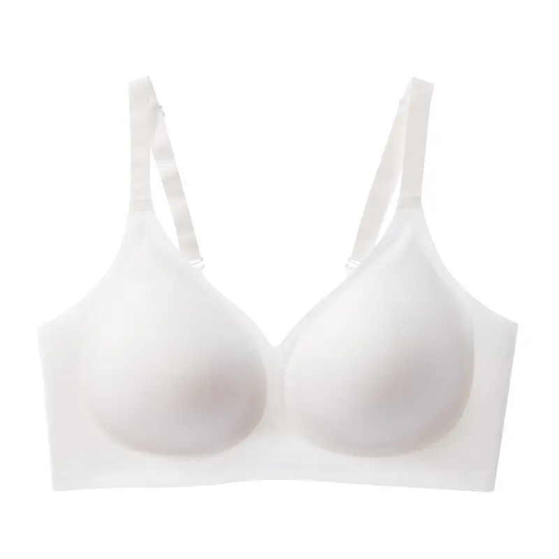 VRCOMFY Jelly Wireless Women Comfortable Push Up Bras Wireless Seamles